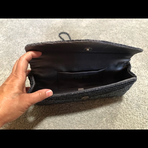 Beaded black bag - Picture 10 of 14